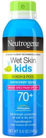 Wet Skin Kids Sunscreen Spray Broad Spectrum SPF 70
